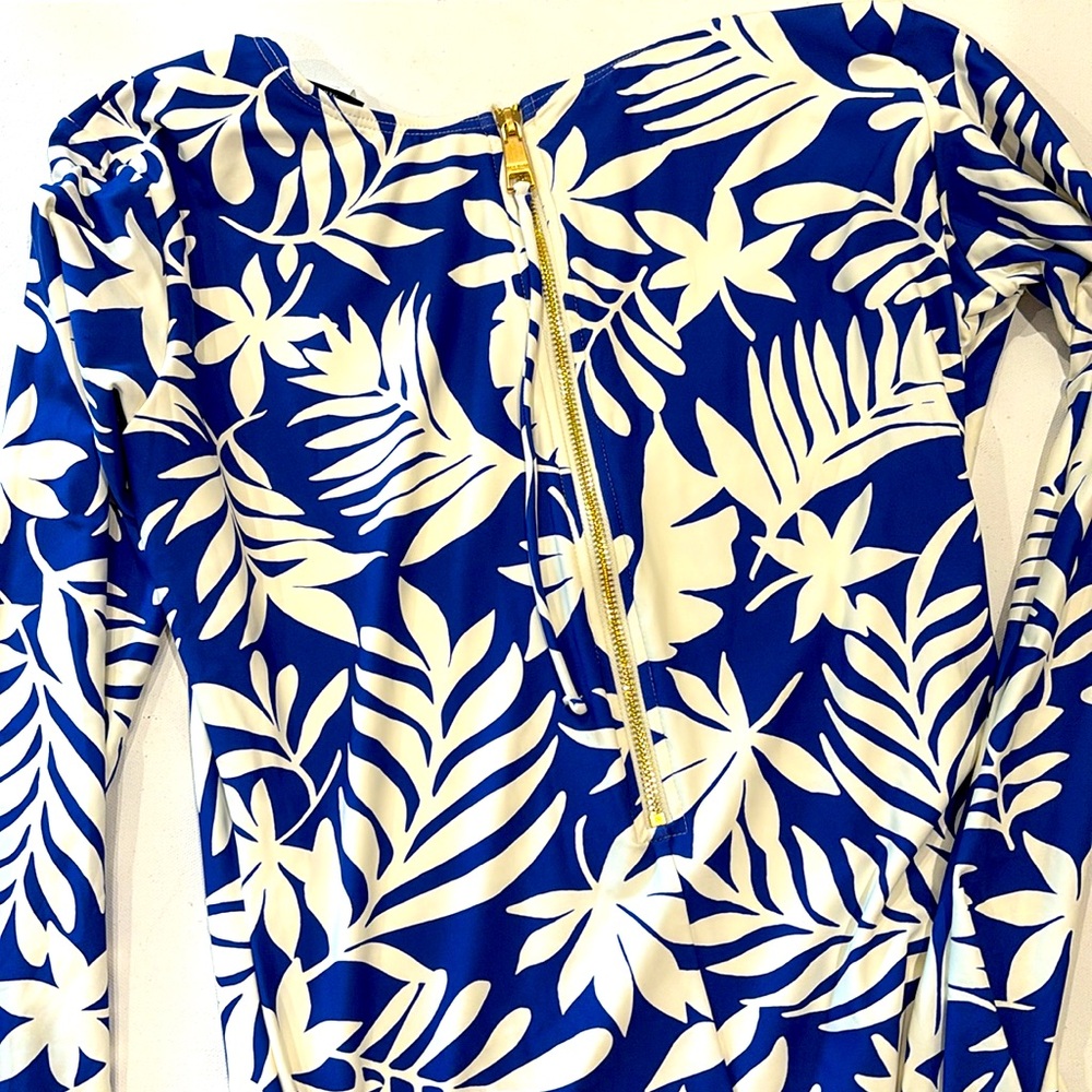 Kate Spade blue berry Rashguard Swimsuit - Picture 5 of 7